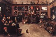 FRANCKEN, Ambrosius An Antique Dealer s Gallery oil painting